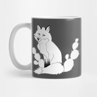 Fox and Cactus Mug